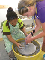 WeHaKee pottery lesson